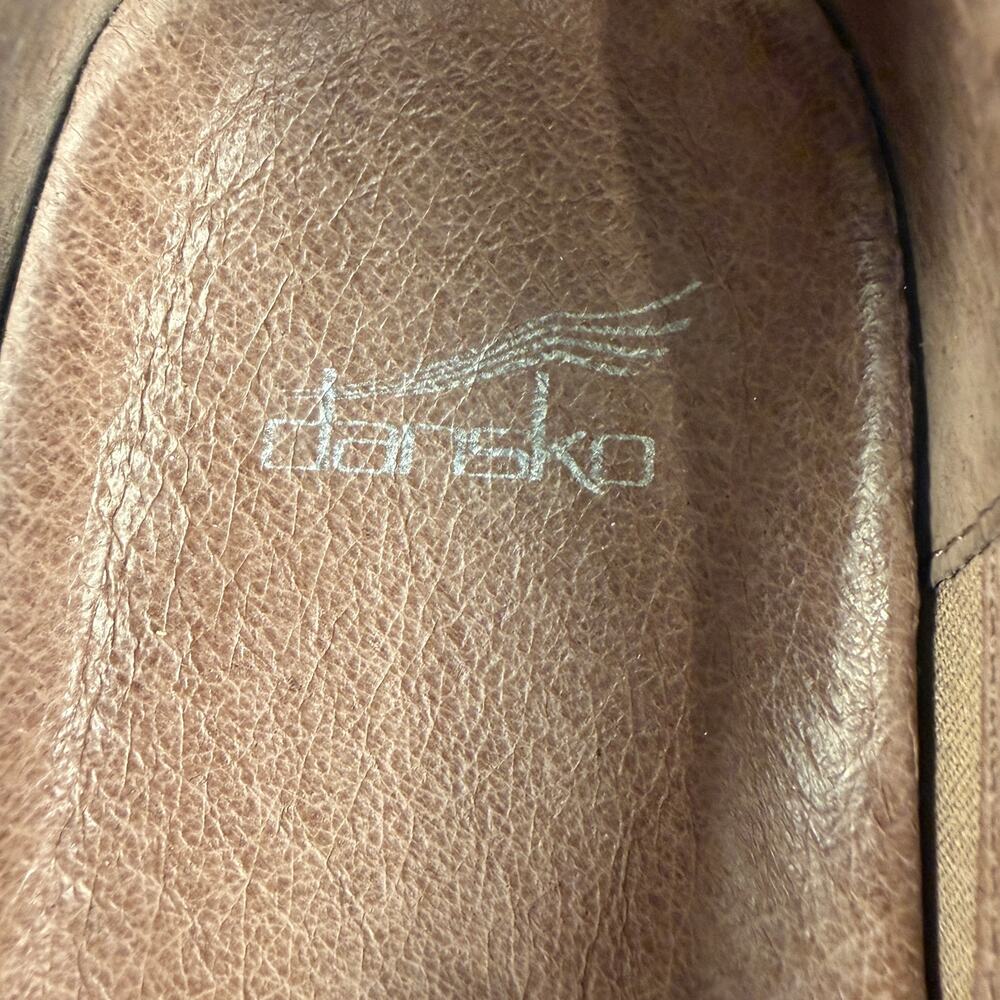Dansko Black Leather Mary Jane Wedge Shoes Comfortable Casual Size 39 (8.5-9) - Picture 5 of 16